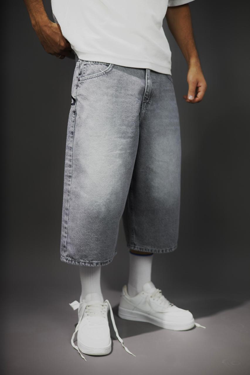 Faded Gray Jorts Baggy fit