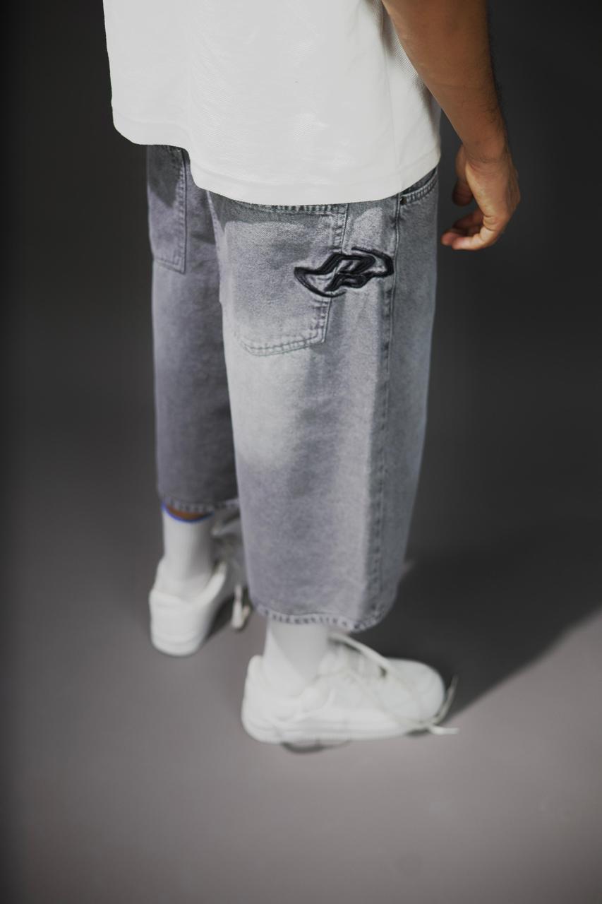 Faded Gray Jorts Baggy fit